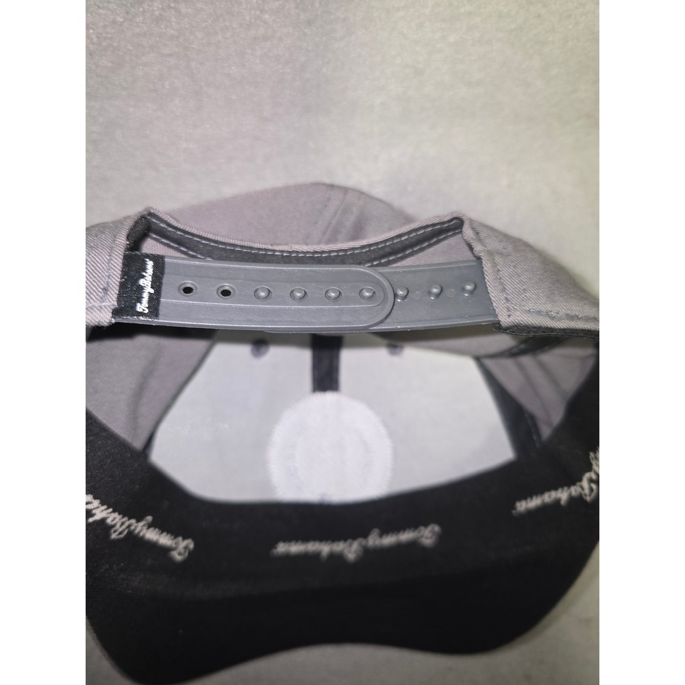 Tommy Bahama Gray Baseball Cap Embroidered Logo Adjustable Snapback Men - Picture 6 of 7